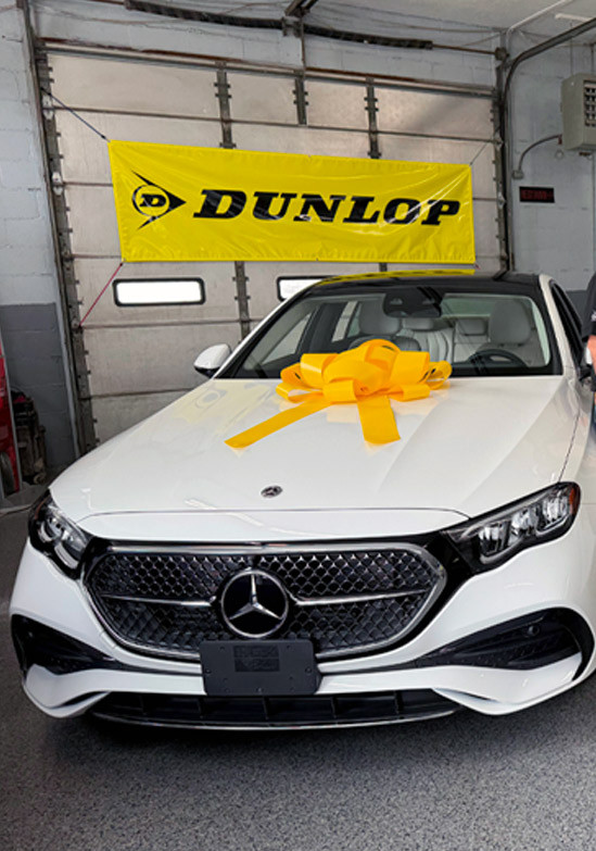 Dunlop Announces Winner of “Dunlop Dash” Sales Promotion, Awards 2026 Mercedes-Benz E 350 Sedan